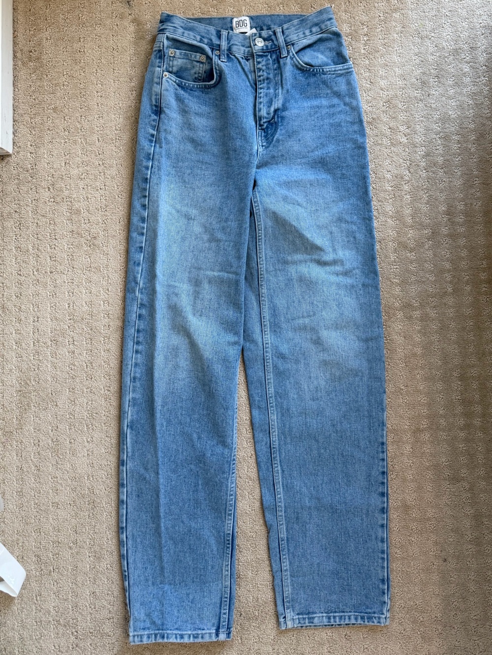BDG Blue High-Rise Baggy Jeans